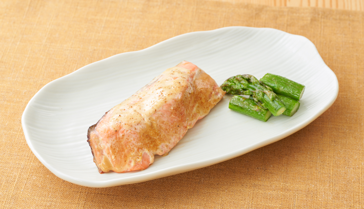 鮭の山椒マヨネーズ焼き