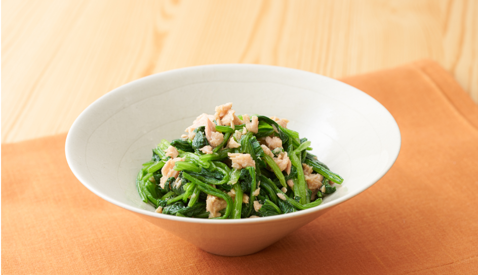 ほうれん草のツナ和え