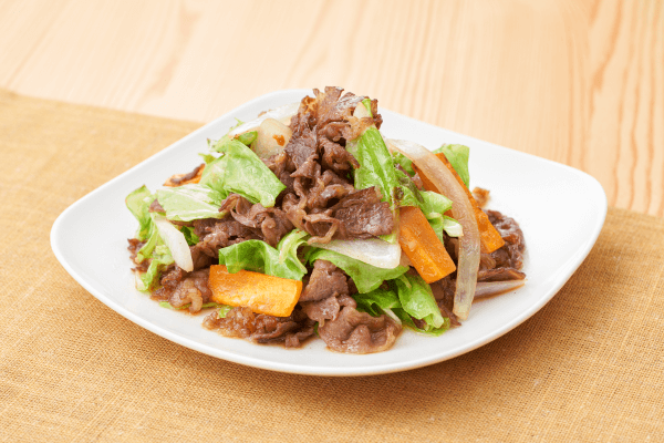 牛肉の味噌炒め