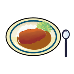 カツカレーライス