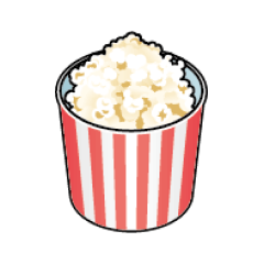 ポップコーン width=